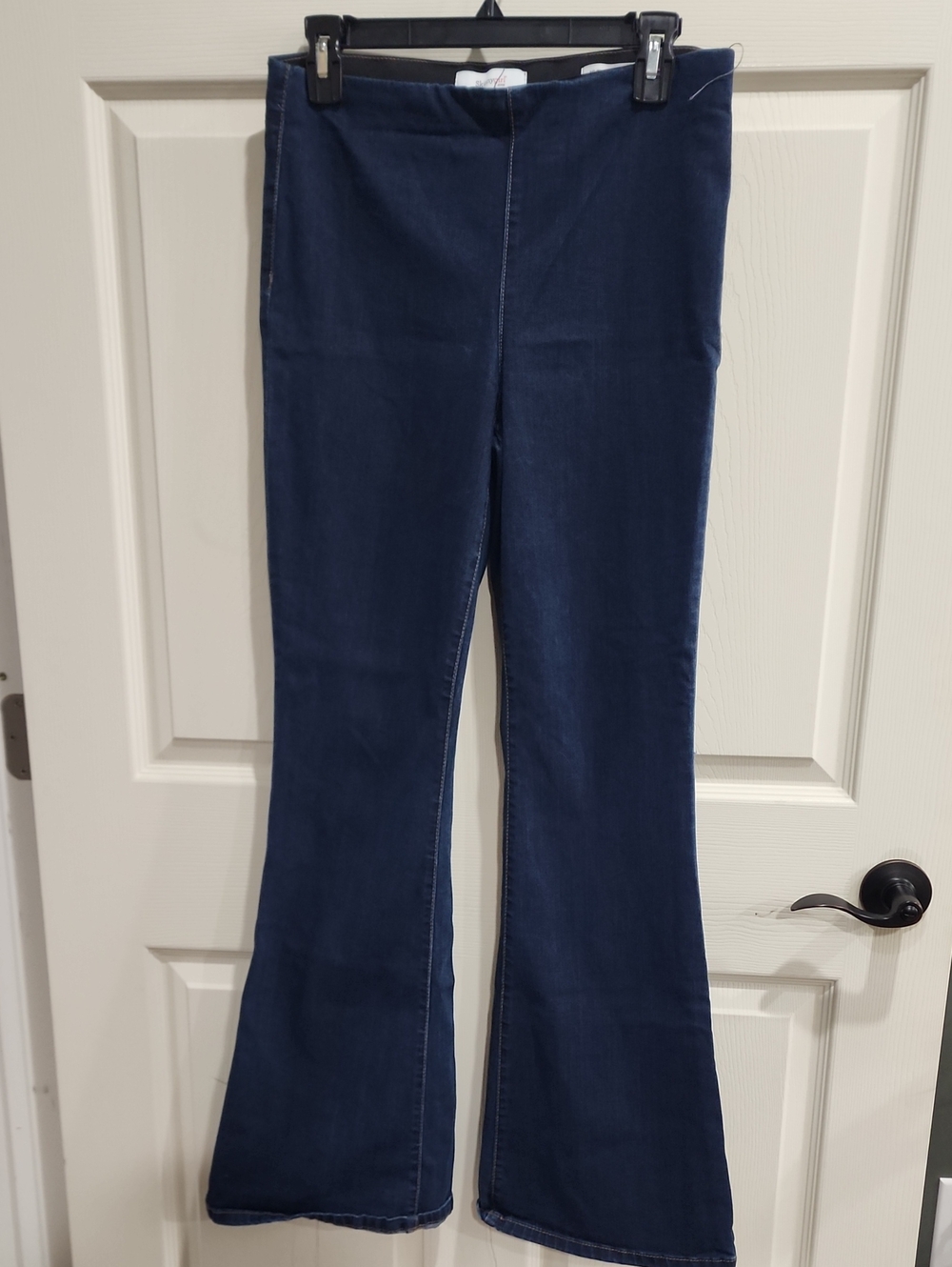 Skinnygirl Black Jeans with Red Logo Accent